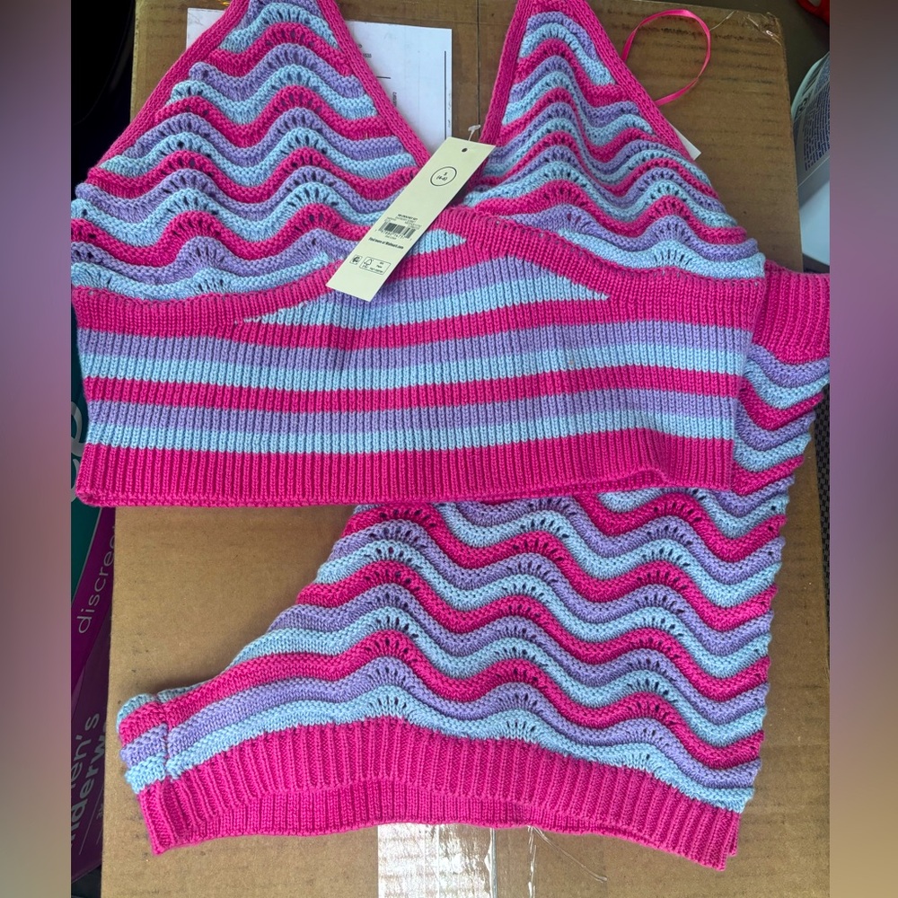 Two Piece Crochet Set Brand New